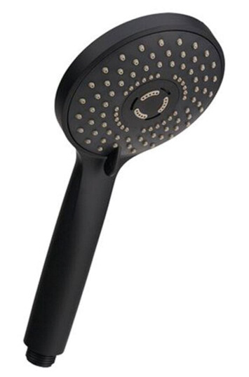 Esbada Spring Spa Dusjhode 3 Sort Svart Matt