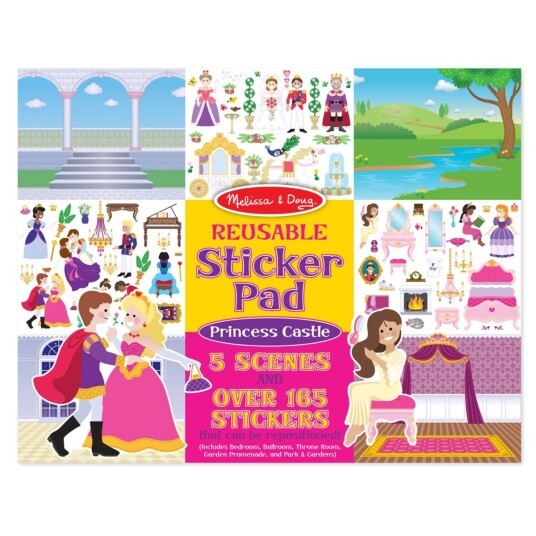 Melissa & Doug Klistremerkebok Prinsesseslott