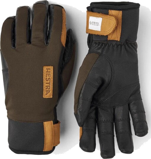 Hestra ERGO GRIP ACTIVE WOOL TERRY - 5 FINGER DARK FOREST / BLACK Hestra ERGO GRIP ACTIVE WOOL TERRY - 5 FINGER DARK FOREST / BLACK