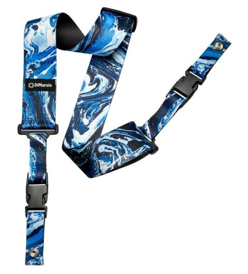 Dimarzio Dd2240 2" Cliplock Strap Nylon Steve Vai - Blå Universe