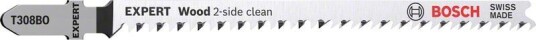 Bosch stikksagblad Expert "Wood 2-side clean" T 308 BO , 25 stk