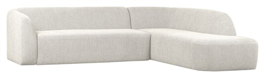 BePureHome Sloping Sofa m. chaiselong, høyrevendt - Pearl