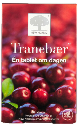New Nordic Tranebær Pillen 30 Tabletter New Nordic Tranebær Pillen 30 Tabletter