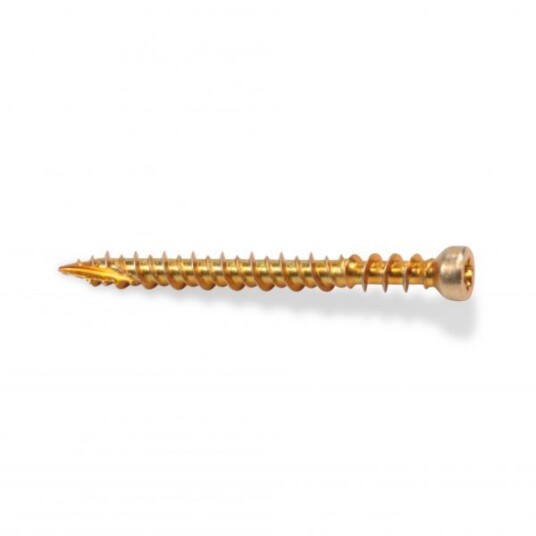 Heco 9620000 Sokkelskrue gul krom, torx 3,9 x 41 mm, 150-pakning