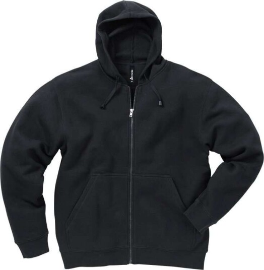 Acode Sweatshirtjacka Med Huva 1736 Swb Svart Xl