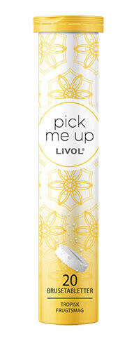 Livol Brusetablet Pick Me Up M. Tropisk Frugt 1 Stk Livol Brusetablet Pick Me Up M. Tropisk Frugt 1 Stk