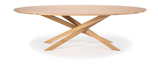 Ethnicraft Mikado salongbord oval Oak wax oil oval