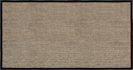 Dixie Sisal dørmatte natur-svart Stor