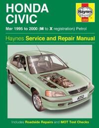 Honda Civic Petrol (Mar 95 - 00) Haynes Repair Manual Av Haynes Publishing