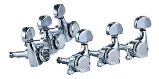 Ortega Guitars Ortega Otmlock33-Cr Mekanikk Elgitar Locking, 3+3, Chrome