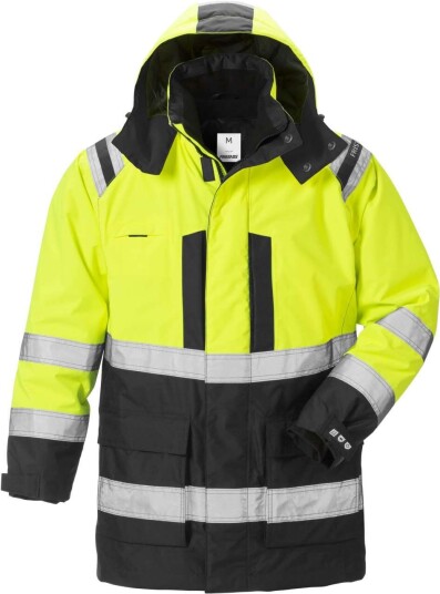 Fristads Vinterparkas 3-I-1 Airtech® 4036 Gtt, Klass 3 Varsel Gul/svart 2xl