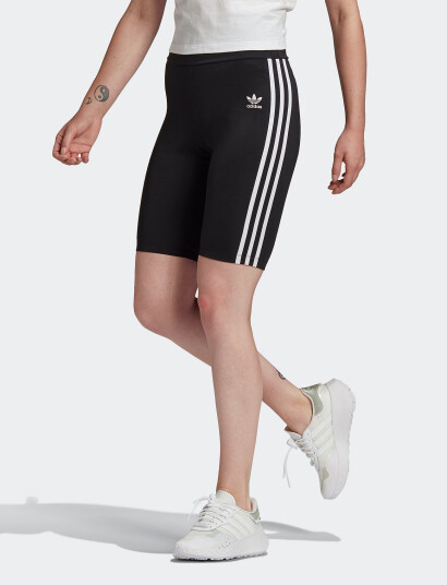 adidas Originals Adicolor Classics Primeblue High-Waisted Short Tights - Black - 32