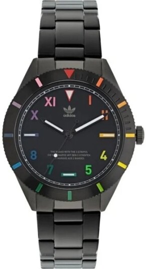 Adidas Herreklokke AOFH22056 Fashion Edition Sort/Stål Ø41 mm