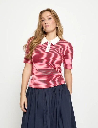 Minus Msmalle Polo T Shirt Red L Minus Msmalle Polo T Shirt Red L