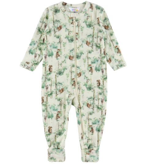 Joha Jumpsuit   Ull   Off White m. Trær   Joha   80   Jumpsuit Grønn Hvit
