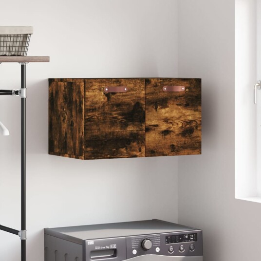 Veggskap røkt eik 60x36,5x35 cm konstruert tre 8720845948429