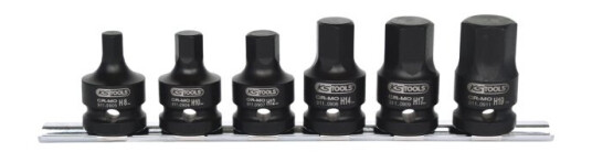 Ks Tools 515.1102, Stikkontakt, 1/2", 1 Hoder, Krom-Molybden-Stål, Iso 1174, Din 3121