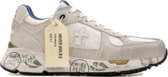 Premiata Herre Sko Hvit 44 EU,