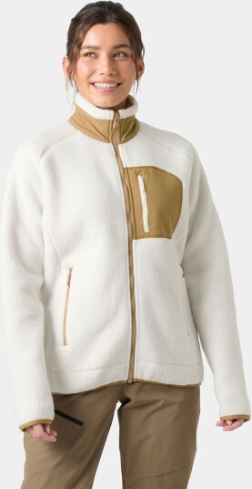 Helly Hansen Dame Imperial Tykk Børstet Fleecejakke Hvit XL