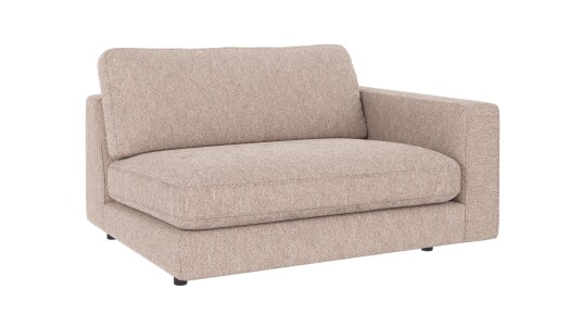 Rowico Home Duncan 1,5 seters ende H Lys beige Alice 1 129 x 103 x 78 cm Beige