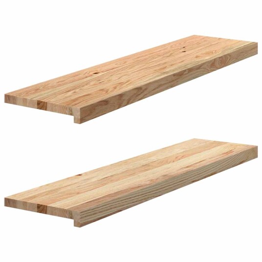 2 Stk Ubehandlet 100x25x2cm Heltre Eik 2 Stk Ubehandlet 100x25x2cm Heltre Eik