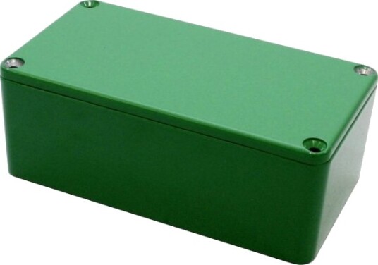 Hammond Electronics 1590BSGR 112 × 60 × 38 mm Støpt Aluminium Grønn Kabinett