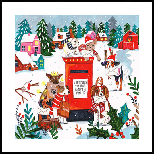 Christmas post Plakat Plakat / 30x30cm