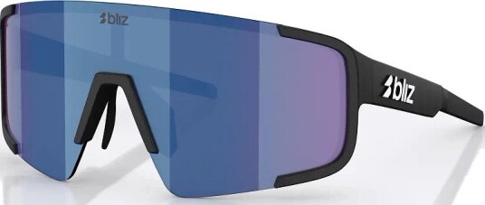 Bliz P003 Large sykkelbriller matt svart/blue mirror