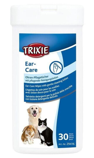 Trixie Våtservietter for Ørepleie med Aloe Vera 30 stk