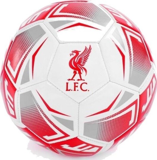 Liverpool FC Fotball Hvit/Rød Str. 5 Liverpool FC Fotball Hvit/Rød Str. 5