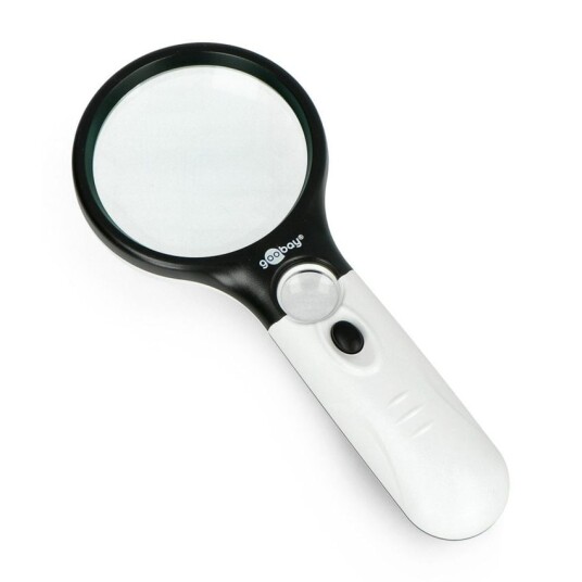 Forstørrelsesglass Med LED Baklys 75mm/22mm