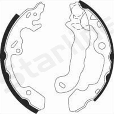 Bremsesko sett STARLINE BC 07380