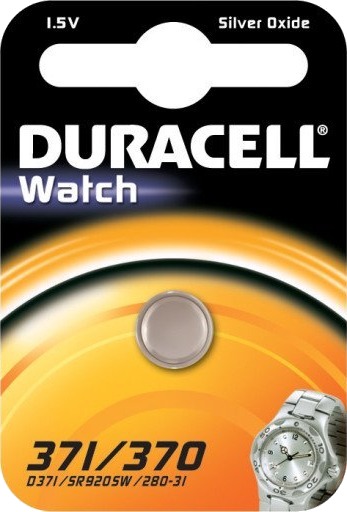 Duracell 371/370 Knappcellebatteri Sølvoksid 1.5V