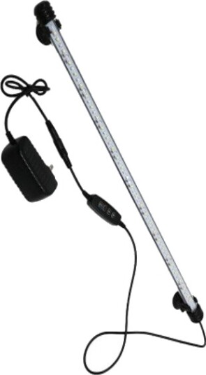 Ledlife 37 cm Akvarie Armatur 4W Led Hvit/Blå Med Sugekopper Ip67
