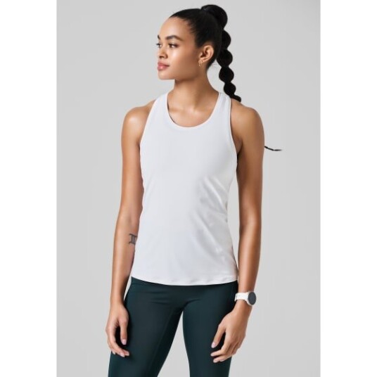 Casall Essential Racerback Tank Dame White XL Casall Essential Racerback Tank Dame White XL