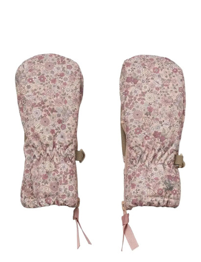 Wheat Technical Mittens Zipper - Pink - S Wheat Technical Mittens Zipper - Pink - S