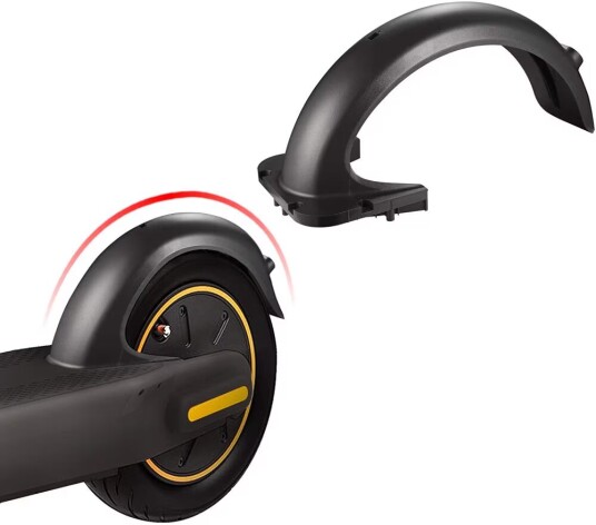 INF Ninebot Max G30 sprutbeskyttelse bak Sort