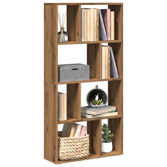 Bokhylle artisan eik 60x20x120 cm konstruert tre