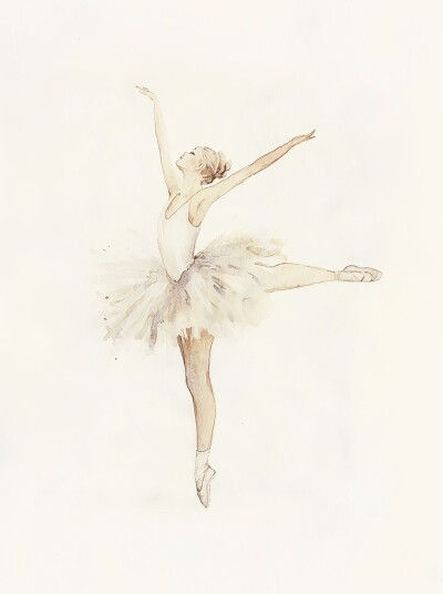 Plakat Elegant Ballerina Plakat Elegant Ballerina