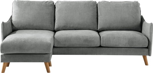 Trend Lyx 3 seters Venstrevendt L formet Sjeselongsofa i Stoff Grå Trend Lyx 3 seters Venstrevendt L formet Sjeselongsofa i Stoff Grå