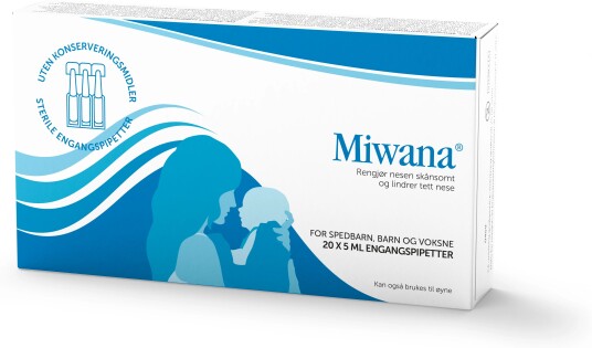Miwana Saltvann engangspipetter, 20x5 ml Miwana Saltvann engangspipetter, 20x5 ml