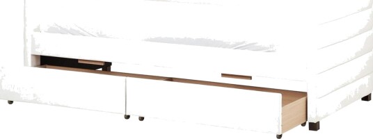 Daybed Med Oppbevaring Marray Hvit