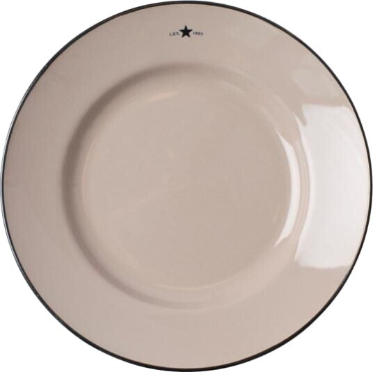 Lexington Icons tallerken 22,5 cm beige/blå