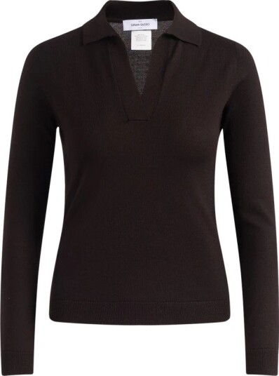 Gran Sasso Dame Topper Brun M,