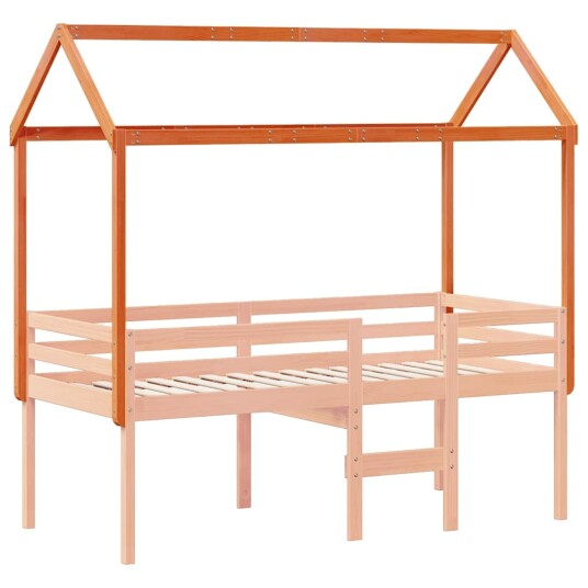 Tak for barneseng voksbrun 217x85,5x154 cm heltre furu Tak for barneseng voksbrun 217x85,5x154 cm heltre furu
