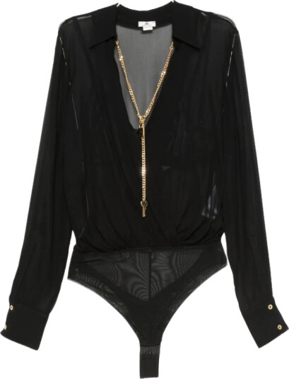 Elisabetta Franchi Dame Topper Svart XL,