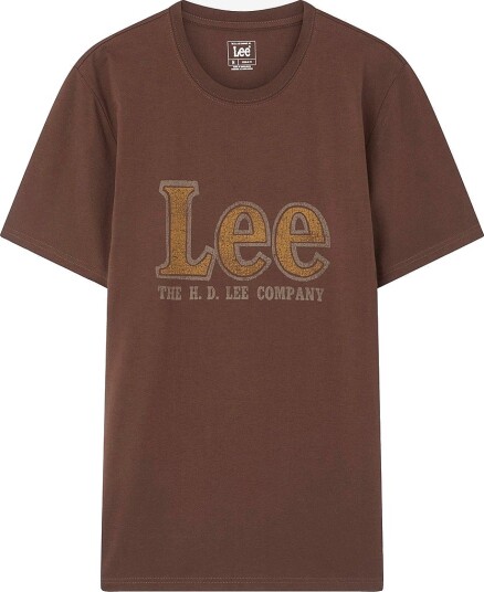 Lee T skjorte Lee Americana Tee Shaved Chocolate Brun