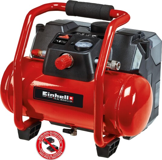 Einhell Akku-Kompressor - Te-Ac 36/6/8 Li Of Set-Solo Einhell Akku-Kompressor - Te-Ac 36/6/8 Li Of Set-Solo
