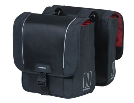 Basil Sport Design, Bakre, Sykkelveske, Polyester, Sort, 32 L, 10 Kg
