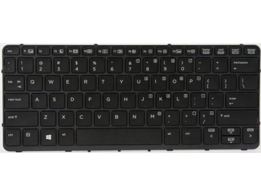 Hp - Erstatningstastatur For Bærbar Pc - Med Pekepinne - Bakbelysning - Storbritannia
